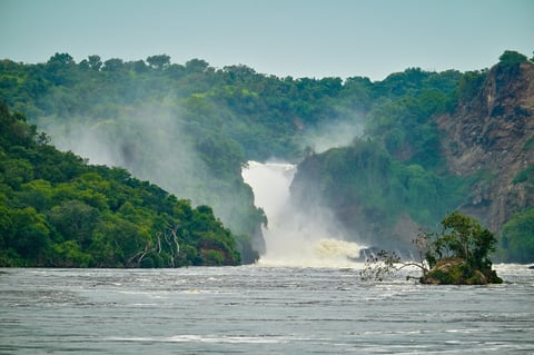 Murchison Falls from a boat